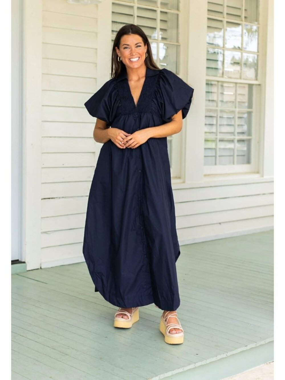 Dark navy dress